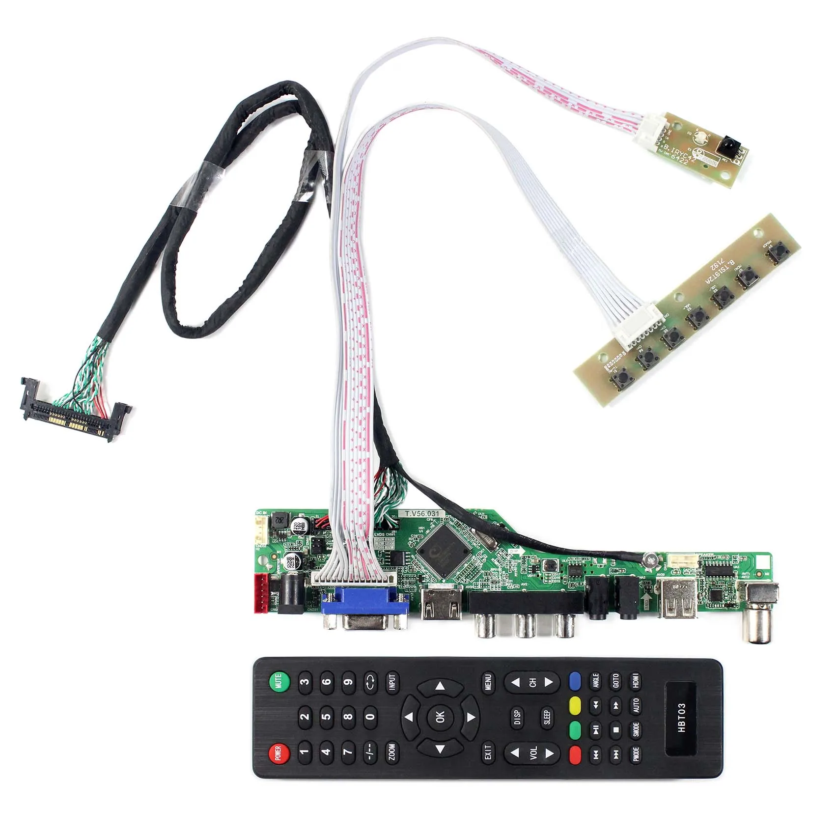 

HD MI VGA AV USB RF LCD Board Compatible Work for LVDS Interface LCD Screen 42inch 1920x1080 LC420EUN