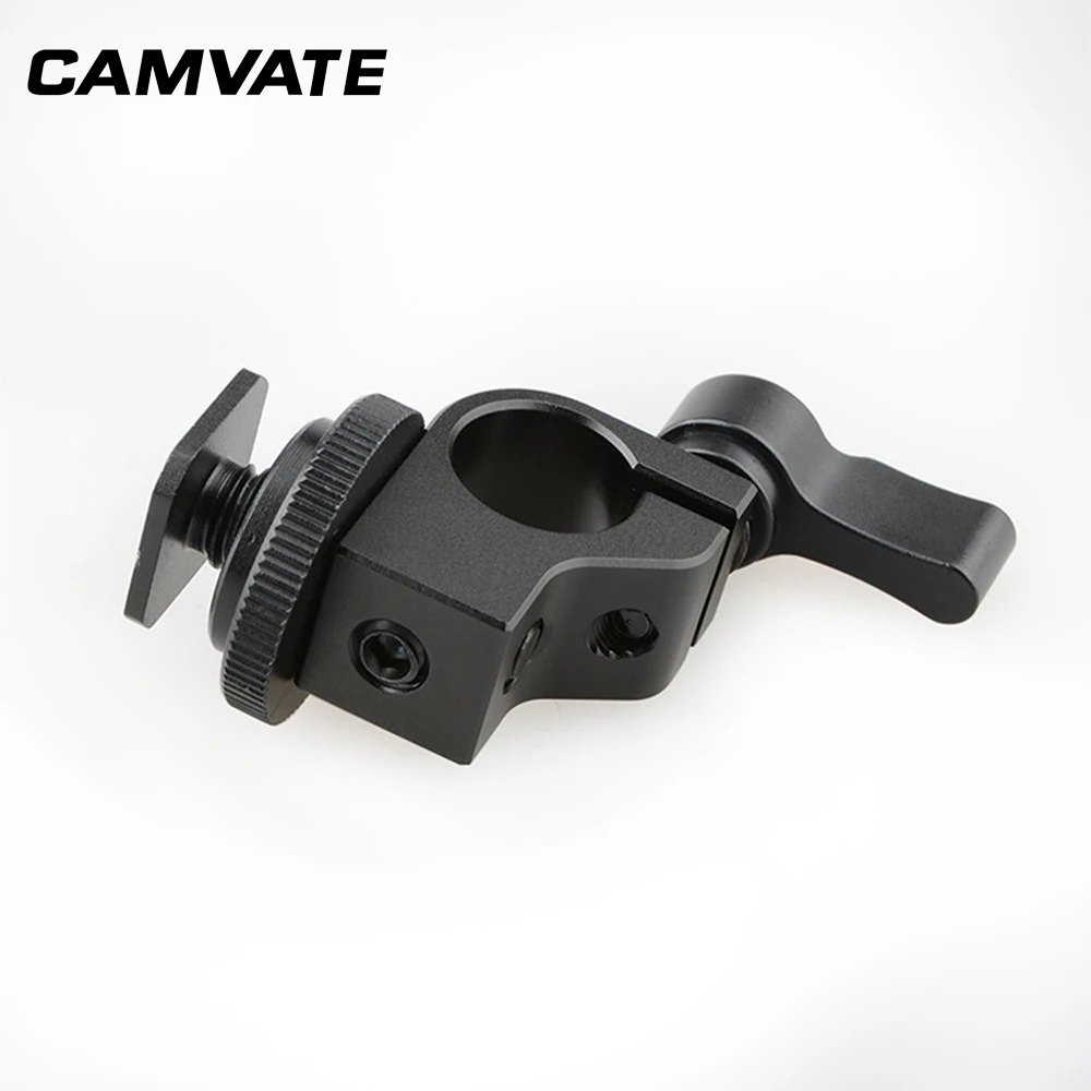 CAMVATE 15 мм одинарный разъем для фотоаппарата с адаптером для крепления башмака