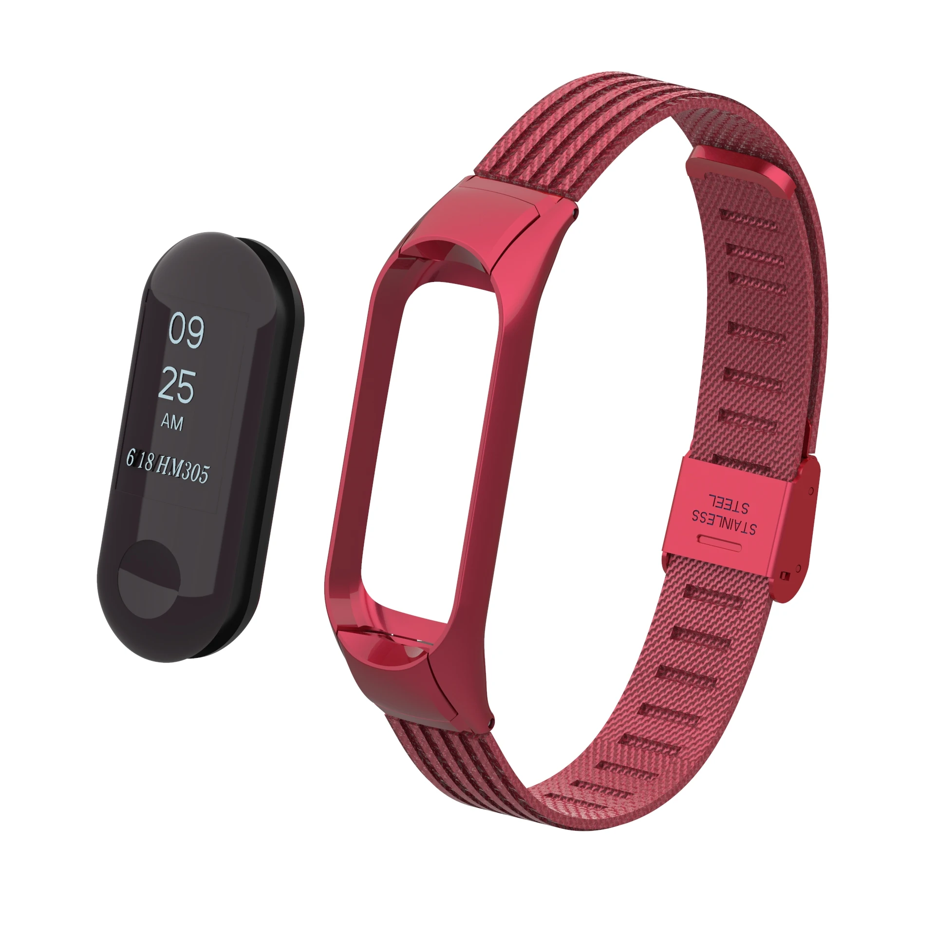 Newest Pulseira Band For Mi Band 3 Wrist Strap Screwless Stainless Steel Colorful Straps For Xiaomi Miband 3 Bracelet Wristbands