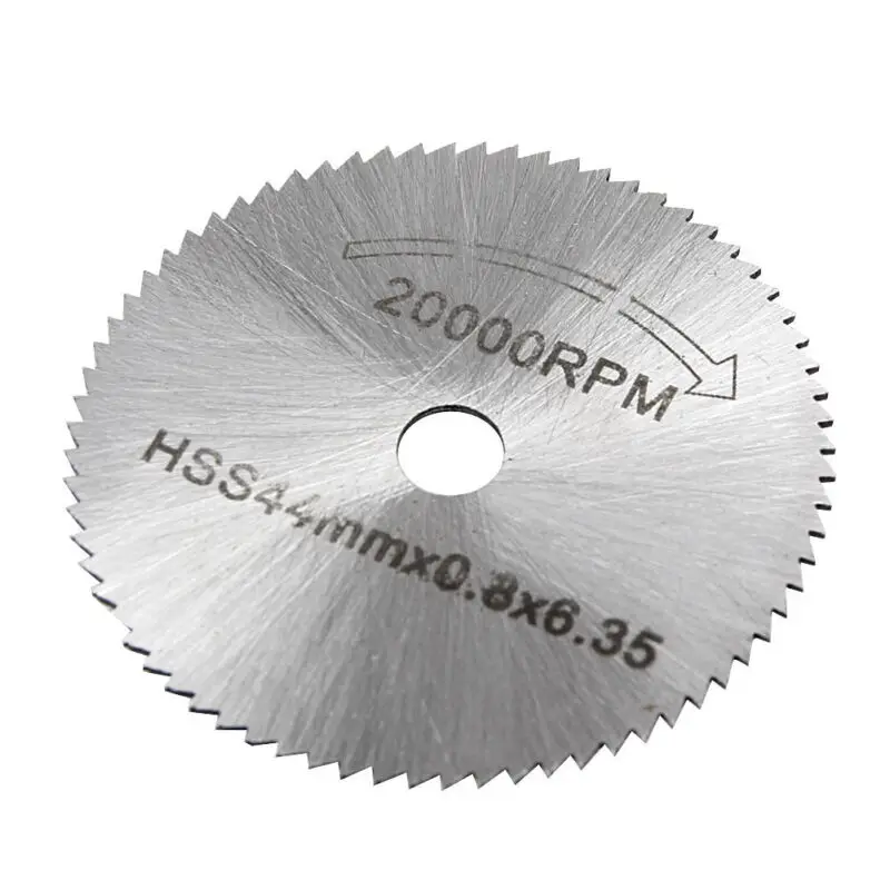 6pcs HSS Circular Cutting Saw Blade Cutter Discs 3.2mm Shank Mandrel for 22/25/32/35/44mm