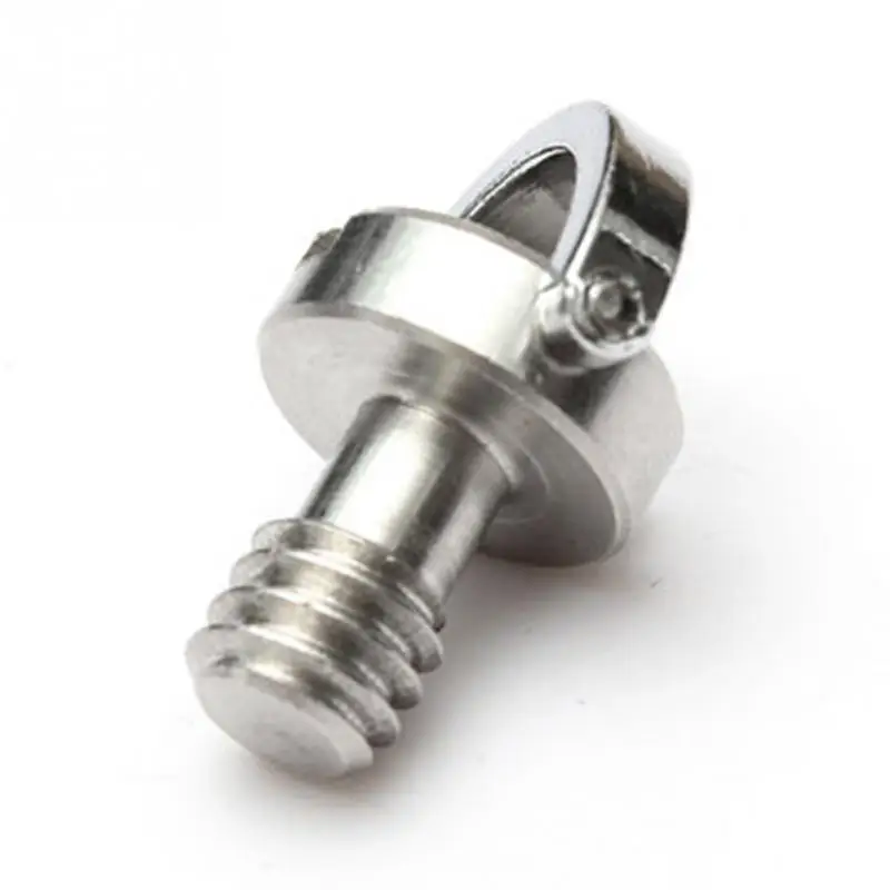 Tornillo de cámara 1/4 de 5 piezas para placa de liberación rápida, adaptador de anillo en D plegable de 1/4 pulgadas, trípode monopié, tornillo de cámara de placa de liberación rápida