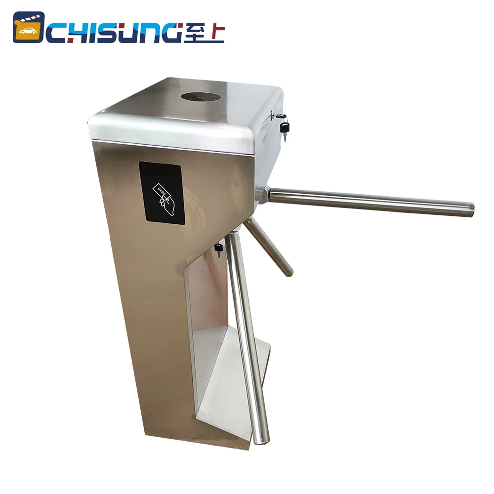 

High Intelligence 24V DC Brushless Motor Automatic Drop Arm tripod turnstile gate