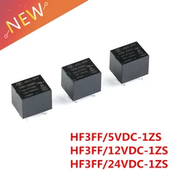5Pcs/2Pcs 10A Relay HF3FF-JQC-3FF- 5VDC-1ZS 12VDC-1ZS 24VDC-1ZS(551) DIP5 5V 12V 24V DC 5Pin