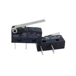 5PCS CHERRY Micro Switch DB1 Limit Switch 6A250V with Straight Handle Constant Length 2Pin