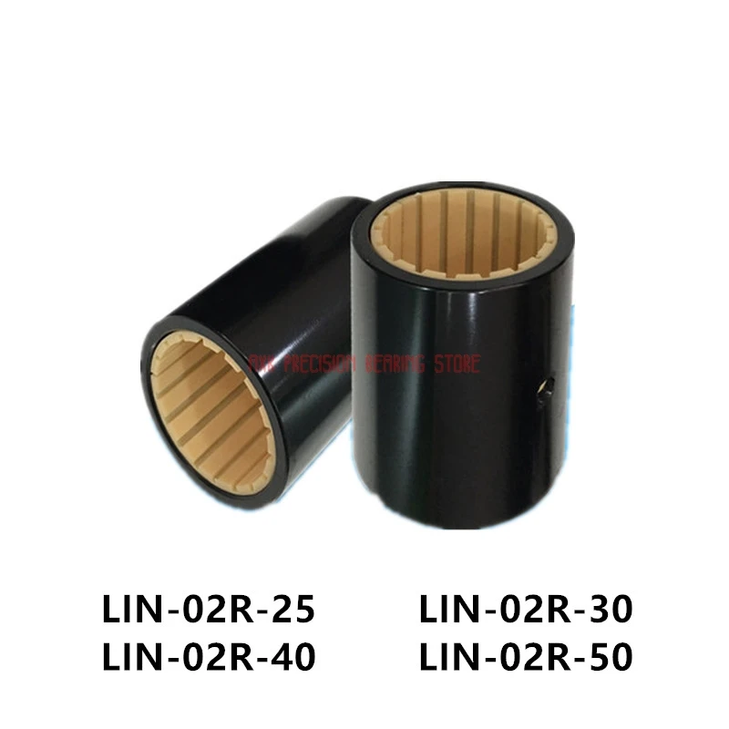 Cnc Router Parts Linear Rail Engineering Plastic Linear Plain Bearings Short Series Lin-02r-25 Lin-02r-30 Lin-02r-40 Lin-02r-50