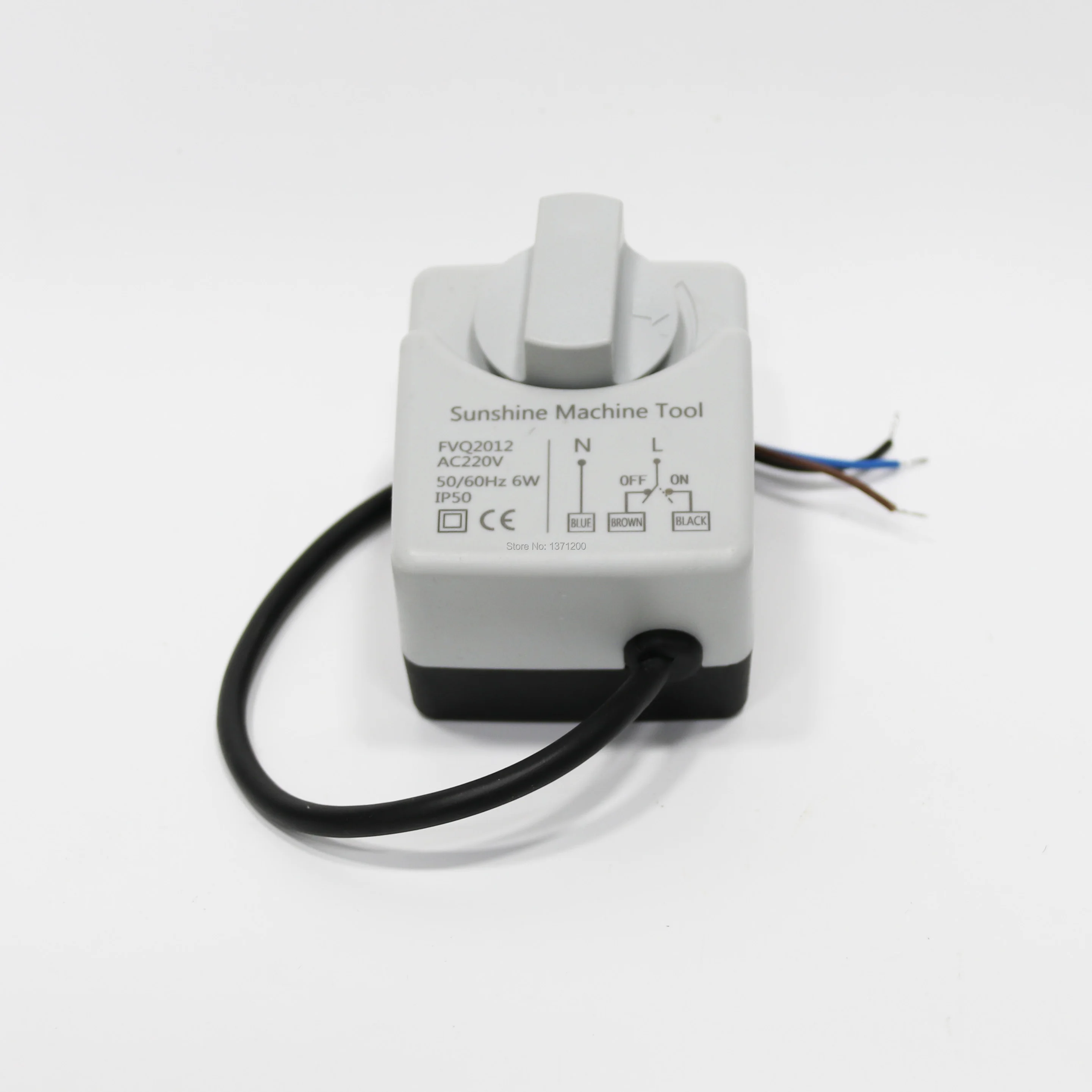 AC220V DN32 DN40 DN50 Válvula de esfera elétrica de latão de 2 vias e 3 fios / Motor de atuador elétrico com função de interruptor manual