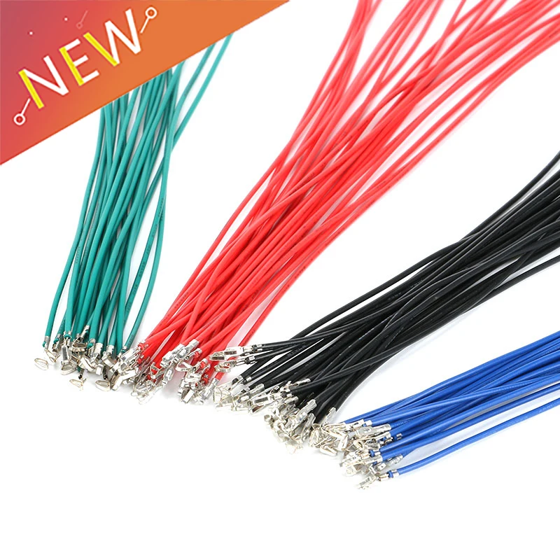 20pcs KF2510 Terminal Electronic Wire 2.54mm Connecting Line Single Head Crimping Cable 24AWG