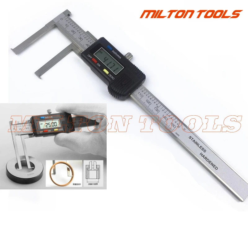 inside digital 10-150 mm 0.01mm electronic Digital Inside Groove Caliper with Knife Edge micrometer digital vernier caliper