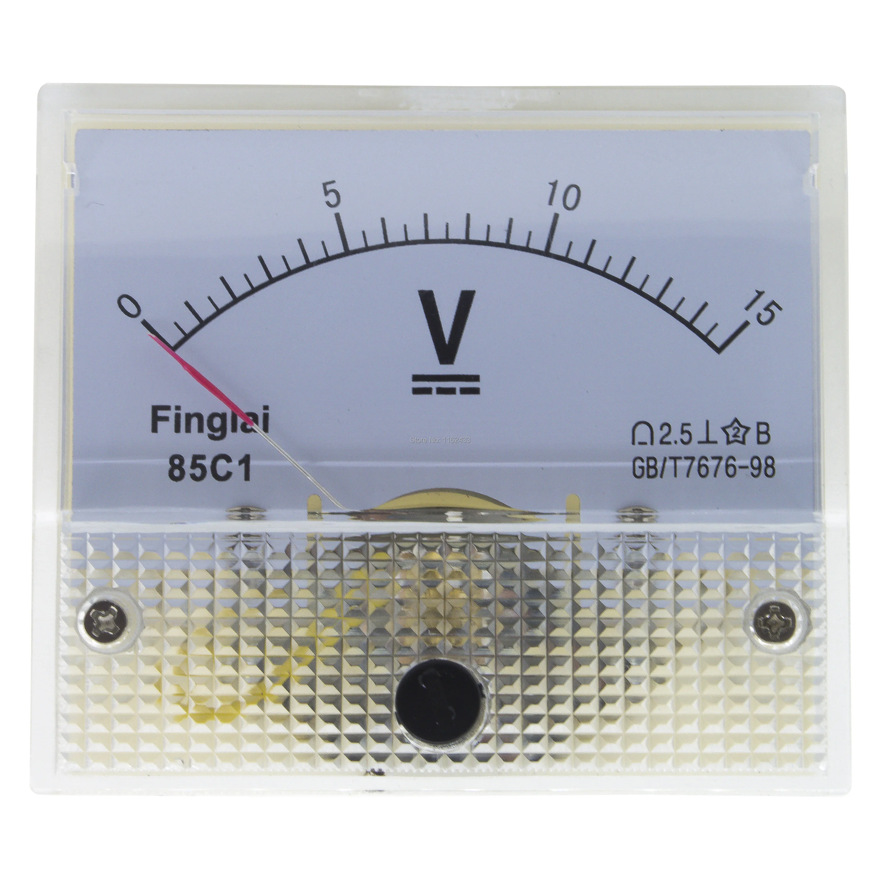 85C1-V DC pointer voltmeter voltage meter 10V 15V 20V 30V 50V 75V 100V 150V 250V 85C1 series analog volt meter 64*56 mm size