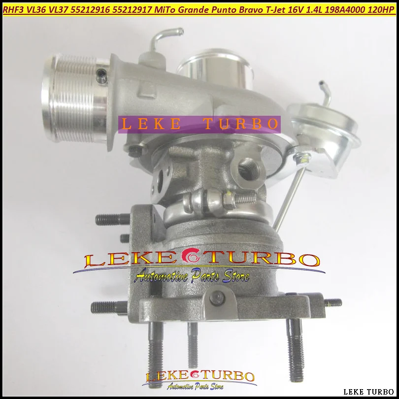 Turbocharger RHF3 VL36 VL37 55212916 55212917 Turbine For MiTo Grande Punto Bravo T-Jet 16V 1.4L 1368ccm 198A4000 88kw 120HP Gas