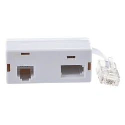 格安! RJ45プラグbt RJ11二次スプリッタ電話アダプタ変換RJ45壁ソケットbt RJ11ソケットコネクタ