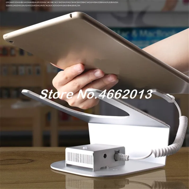 

6 pcs/lot Universal anti theft display holder ipad security with charging tablet alarm holder for retail shop