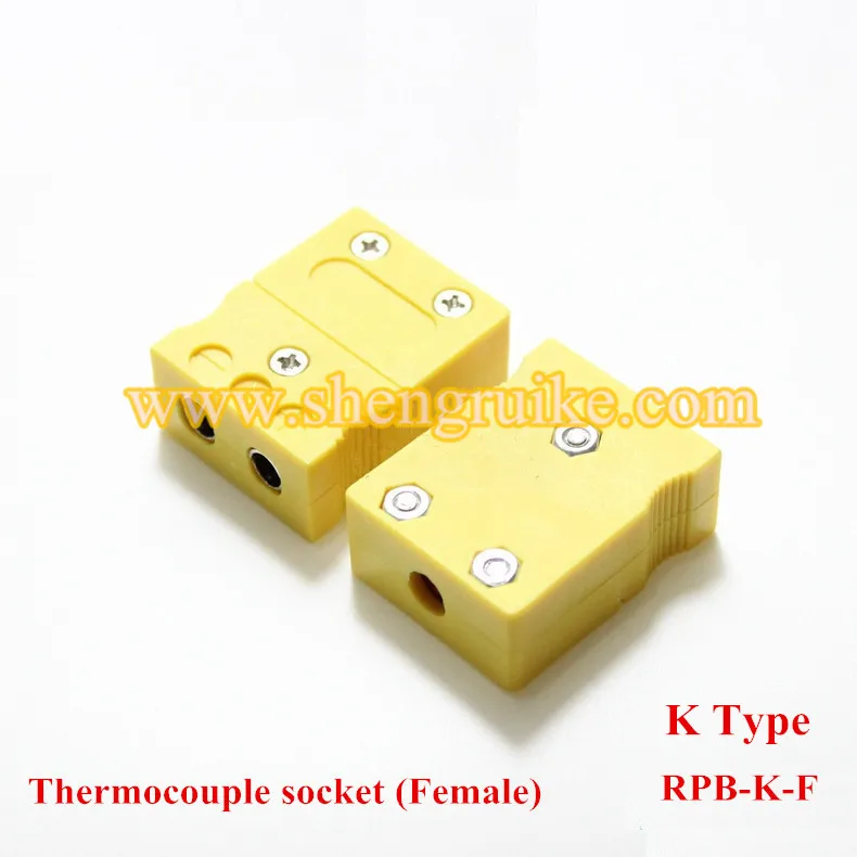 thermocouple plug socket connector male and female