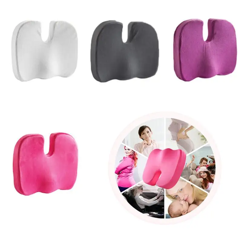 

Travel Seat Cushion Coccyx Orthopedic Memory Foam U Seat Massage Chair Cushion Pad Car Office Massage Cushion