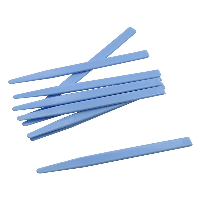 10 pcs/lot Dental Mixing Knife Disposable Spatula Plastic Alginate Spatula Dental Instruments Blue Dentist Tools For Dental Lab