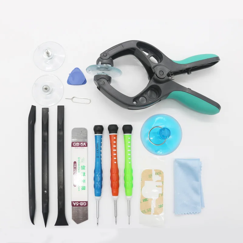 

15 in 1 Phone Repair Tools Kit Spudger Pry Disassemble Opening Tool Screwdriver Set For iPhone Series Mace book Tablet PC