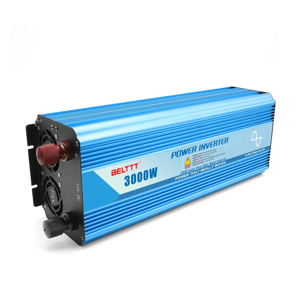 Free shipping 12 volt 220 volt pure sine wave power inverter 3000W power inverter japan dc ac inverter