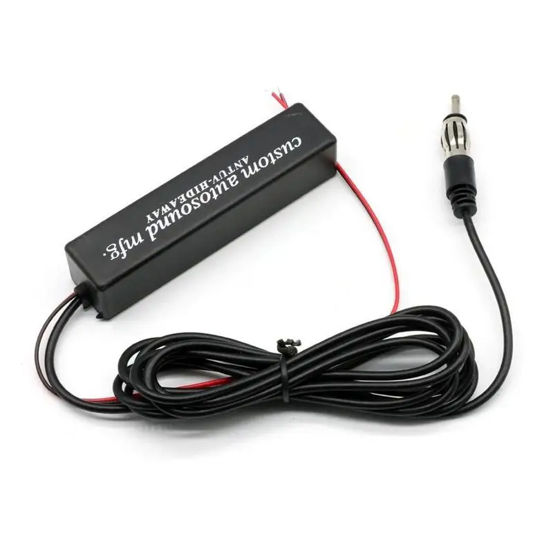 

Universal Car Hidden Antennas Amplifier Antenna Assembly 12V Electric Stereo AM/ FM Car Radio Antenna ABS / PVC