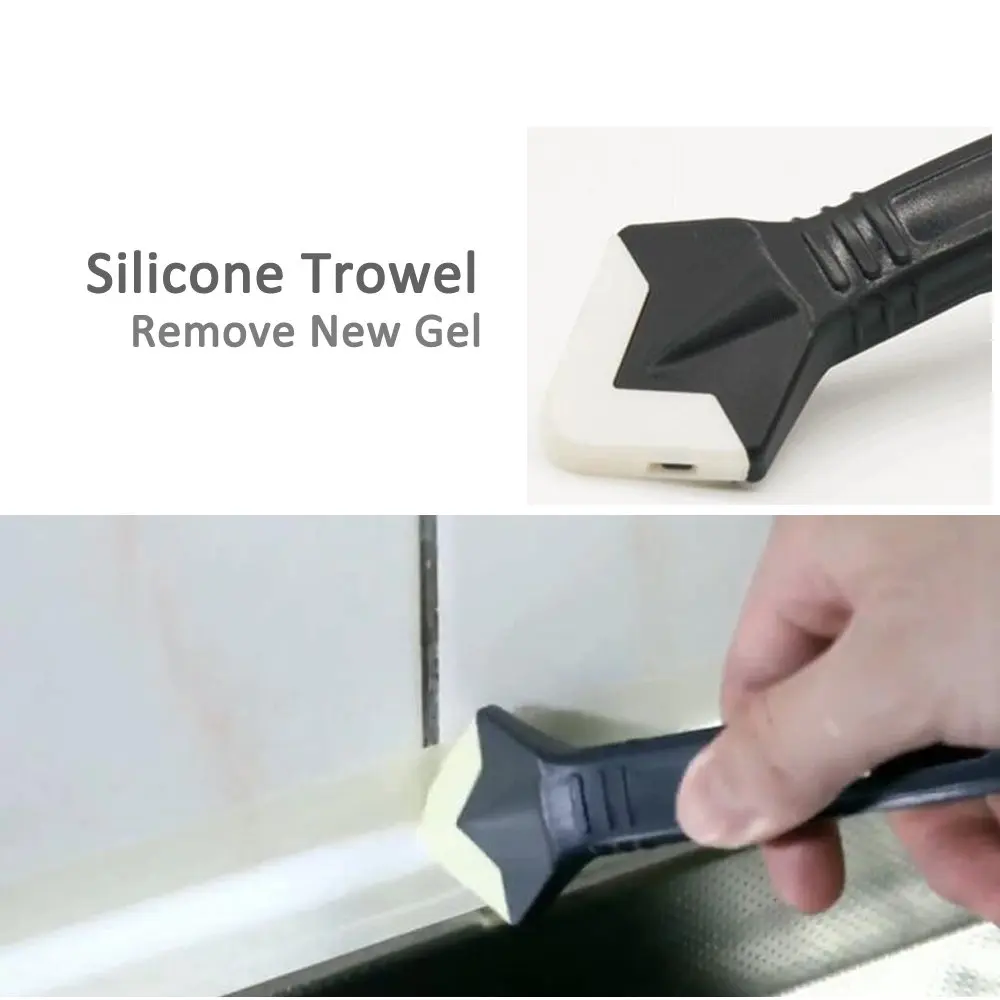 Free Shipping 3 in 1 Caulking Tools,Caulk Finisher and Remover with Stainless Steel Blade Removal Tool Caulking Buddy