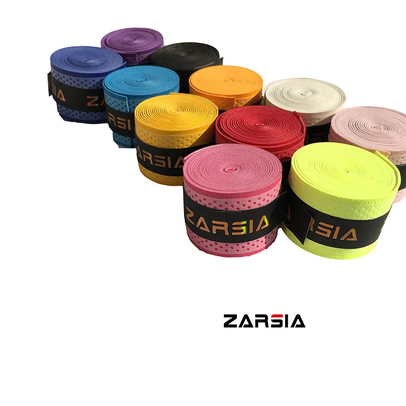 5pcs ZARSIA tennis overgrips New pressure point badminton racket overgrip fishing rod grip antiskid sweatbands 10 colors