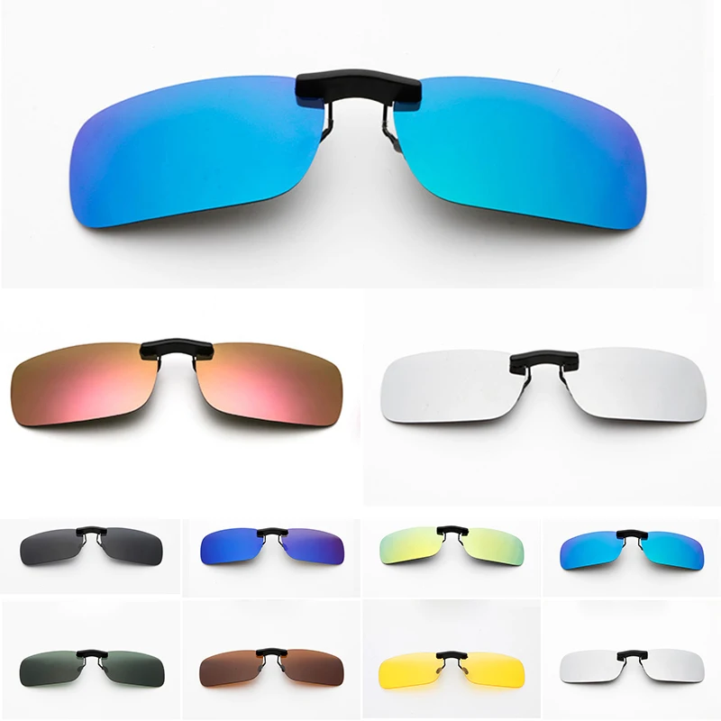 Lunettes de soleil polarisées à clipser pour hommes et femmes, lunettes de vision de jour et de nuit, lentilles unisexes, pêche sportive, myopie,