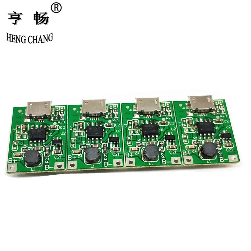Модуль повышения мощности 5 В, защитная плата для зарядки литиевых батарей, повышающий преобразователь 5v1a USB для DIY зарядного устройства, внешнего аккумулятора pcb bms