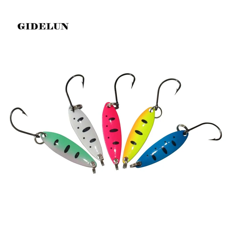 free shipping 3cm 2.1g metal lure fishing spoon lure swimbait artificial bait