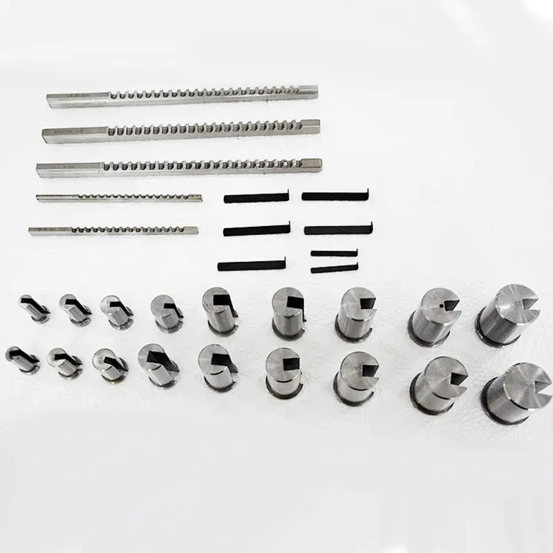 30pcs Inch Sized HSS Groove keyway broach  broaches set key broaching tools tool 5pcs 1/2\'\'-1-1/2\'\'18pcs Bushings 7pcs Shims