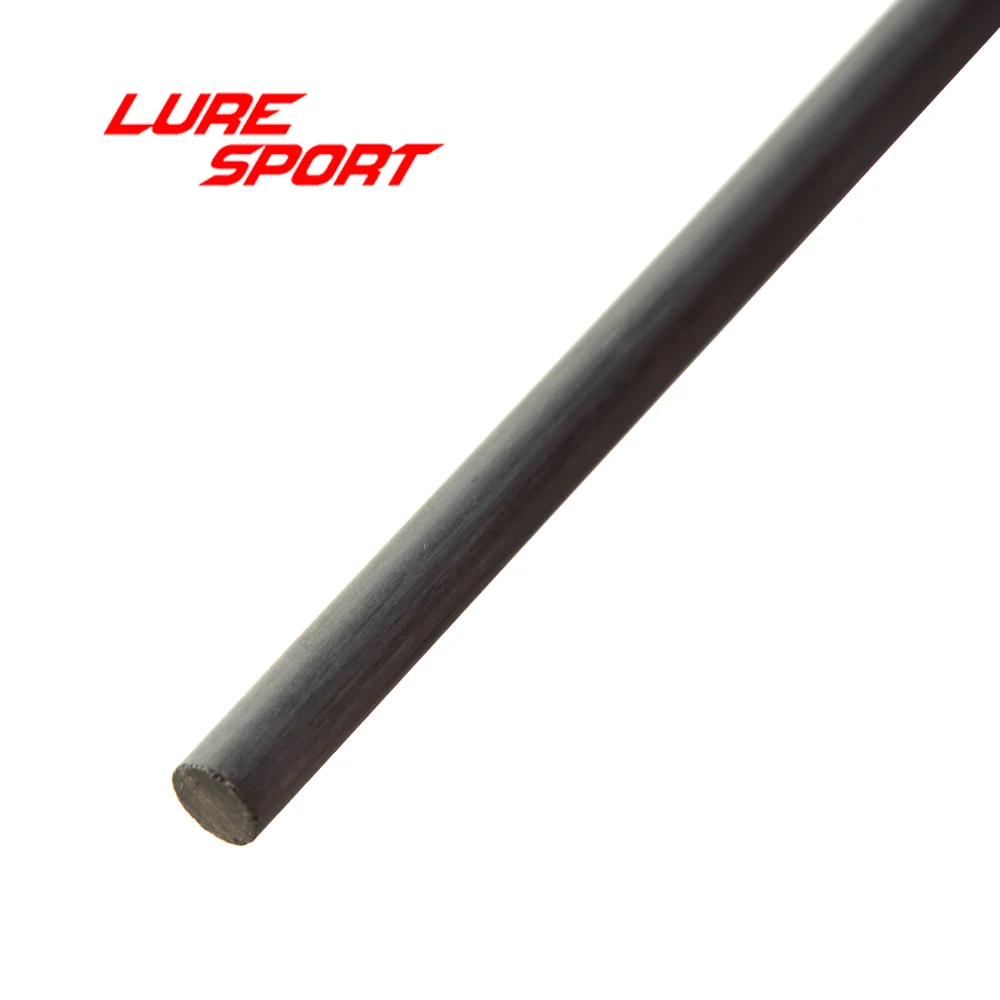 LureSport 2pcs 1.56m Solid carbon rod  blank no paint Rod building components Fishing Pole Repair DIY Accessories