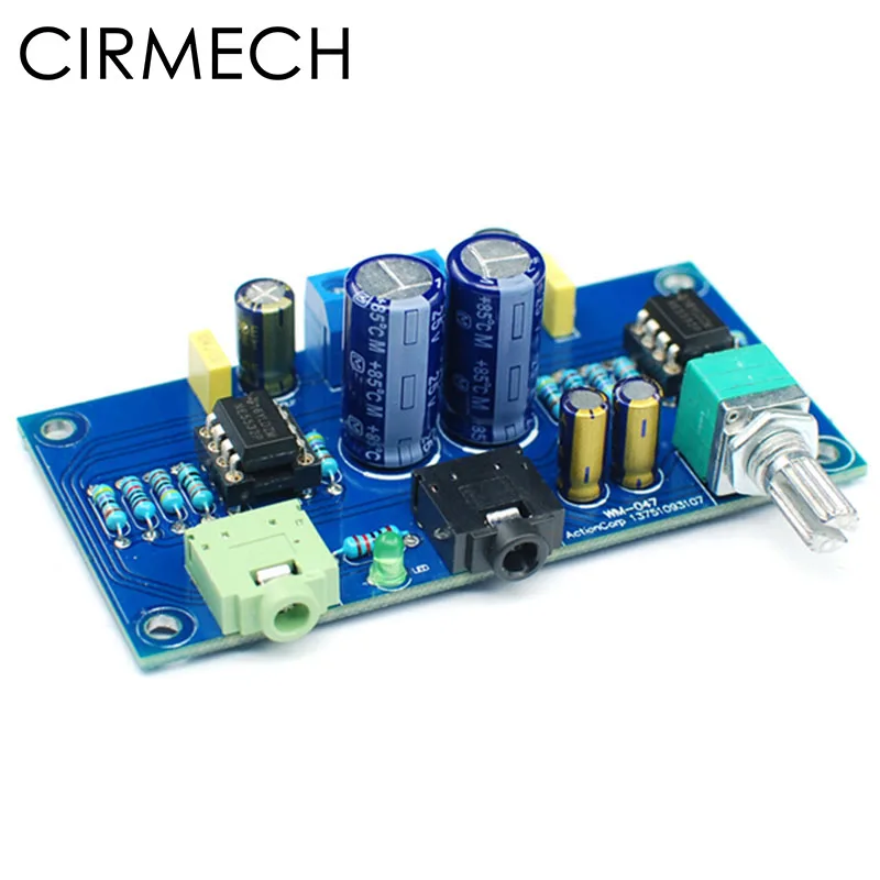 CIRMECH-AMPLIFICADOR DE AURICULARES HIFI 47, versión de doble potencia, 2 canales, CC