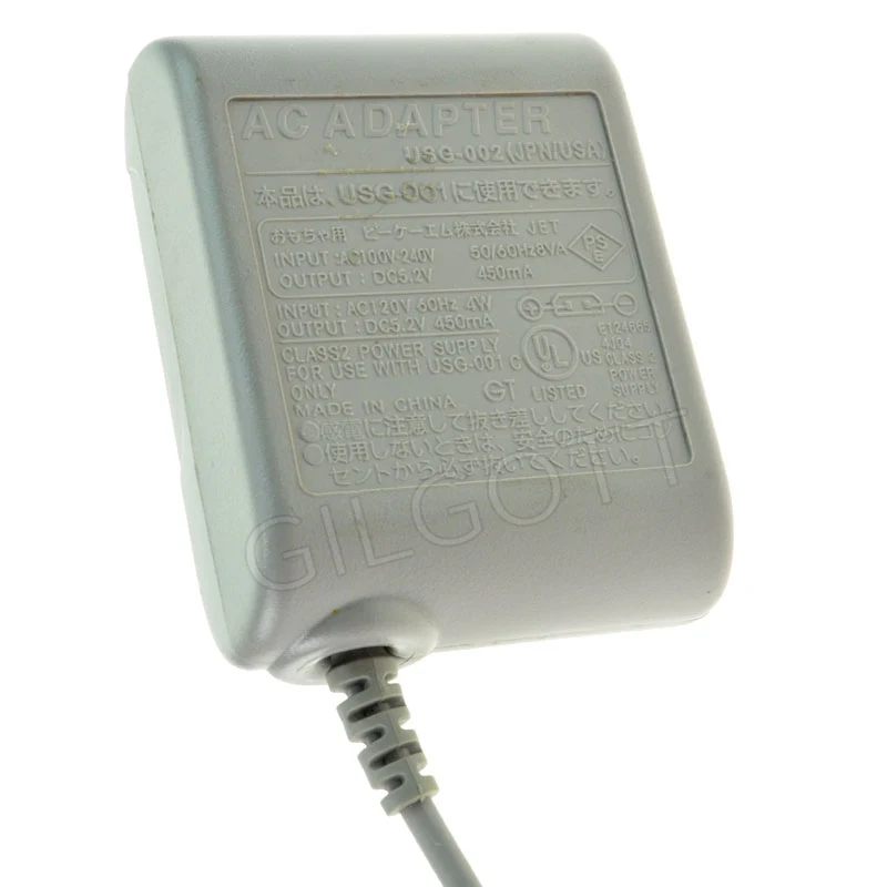 US Plug Home Wall Charger สายไฟ AC Adapter สำหรับ Nintendo DS Lite NDSL