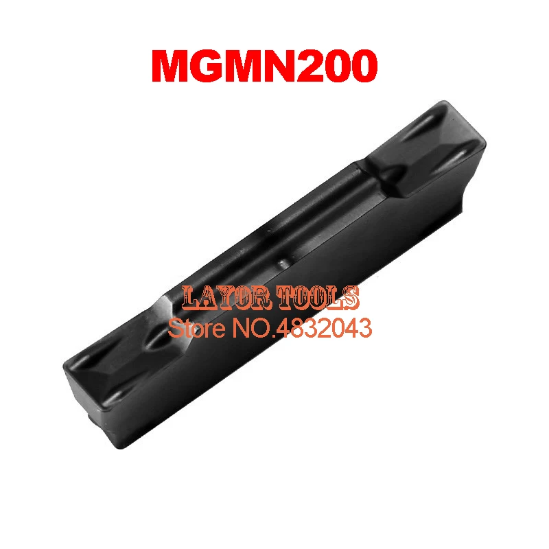 10PCS MGMN200-G carbide turning insert ,Factory outlets,cutting insert,cnc,machine for Grooving Holder MGEHR & MGIVR &MGEVR