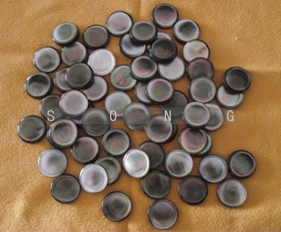 

Saxophone Key Buttons Inlays Alto Soprano Tenor Sax Black Button Real Mother of Pearl Accessories