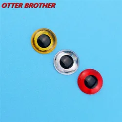 Fishing Lure Eyes fly fish eyes Silver/Red/Gold 50pcs 3mm-6mm 3D Stick Fishing Eyes Simulation Fly Tying fake eyes fishing lure