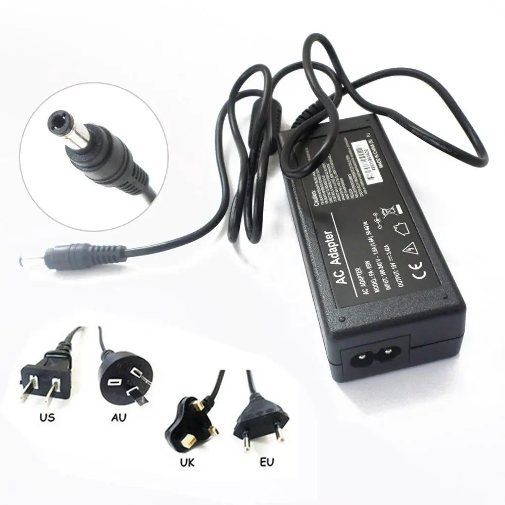 Power Supply Charger For Lenovo IdeaPad 3000 G230 G400 G410 G450A G455 G500 19V 3.42A 65W Notebook AC Adapter 100~240V 50~60Hz