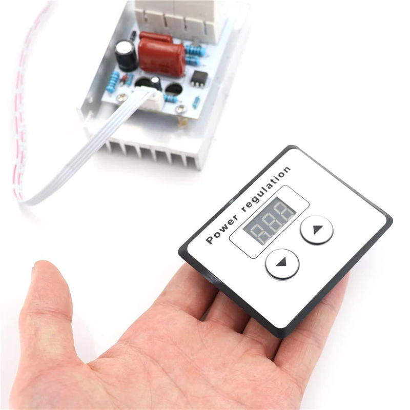 Dimmers Thermostat 10000w Digital Voltage Regulator Dimmer Thermostat 80a Controller Potential Drop Emf Governor Electromotive