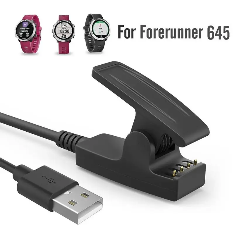 Charger for Garmin Forerunner 235/35/64/230/630/645/645 Music/735XT/HR/Approach S20/G10 Watch USB Data Charge Cradle Do