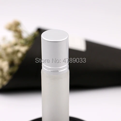 10/30/50pcs Essential Oil Bottles 10ml Roll On Glass Roller Ball Massager Eye Cream Perfume Refillable Empty Bottle Container