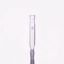 FAPE Glass connecting tube 14/23, Full length 145mm, Connection connector, Receiving tube, Borosilicate glass