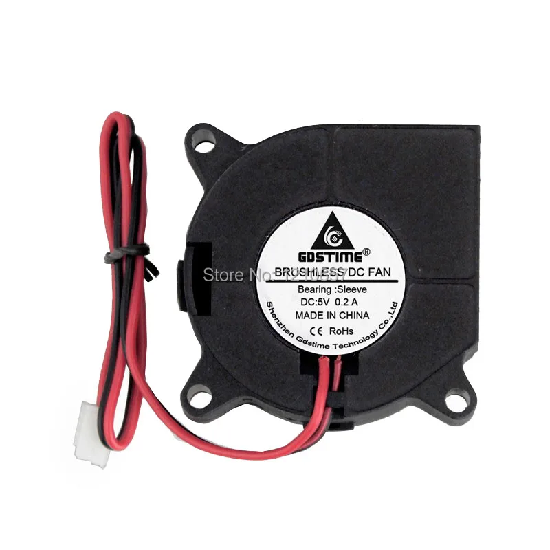 2 PCS LOT DC 5V 2Pin 40mm 40x20mm 4cm  Radiator Cooling Fans Blower Cooler Fan