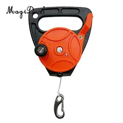 Durable Heavy Duty Plastic Dive Wreck Reel Kayak Anchor w/ Line, Handle, Clip for Snorkeling Scuba Diving Water Sports Accessory