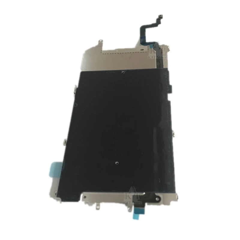 1Pcs LCD Screen Back Metal Plate with Home Button Extend Flex Cable Preinstalled Replacment for iPhone 6 6G 6 Plus 4.7