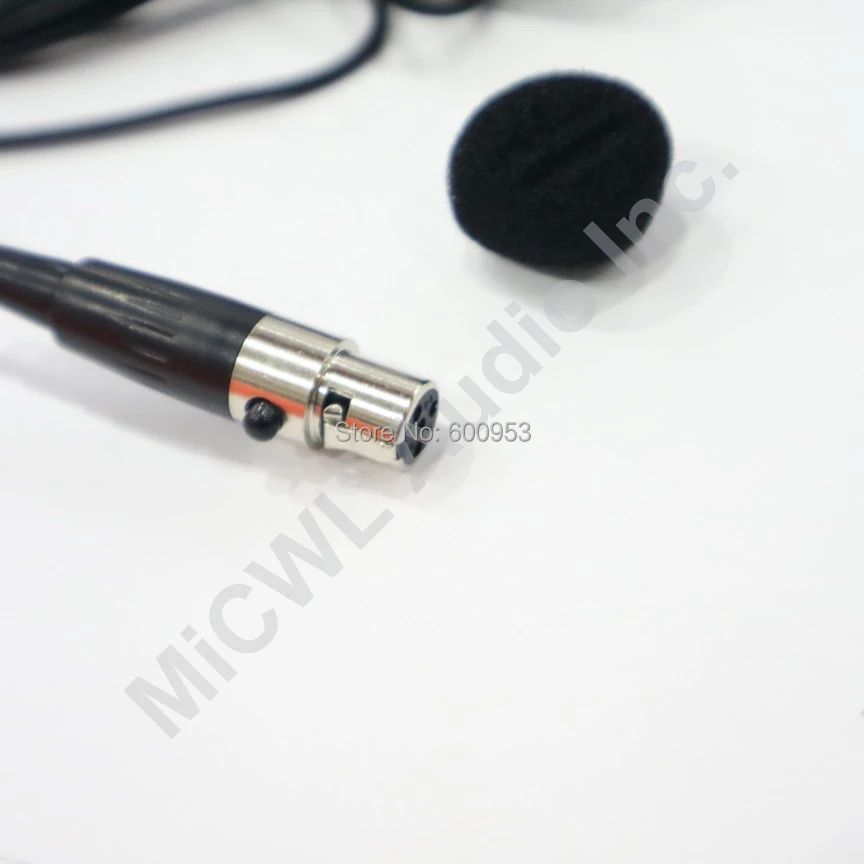 Microphone Lavalier à condensateur cardioïde sans fil, Shure corde X SLX icalX GLX, mini pince à revers, émetteur de batterie, 1.8m, 4 broches