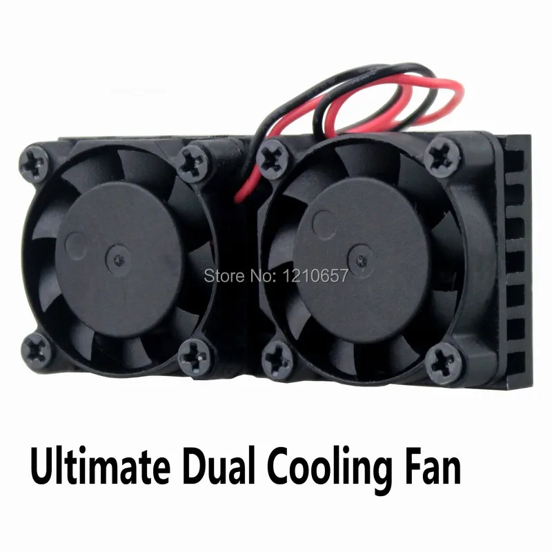 5 set Heat Sink Dual Cooler Cooling Fan with AluminiumCopper Heatsink For Raspberry Pi 3B + Pi 3 Pi 2 Model B B+ NESPi