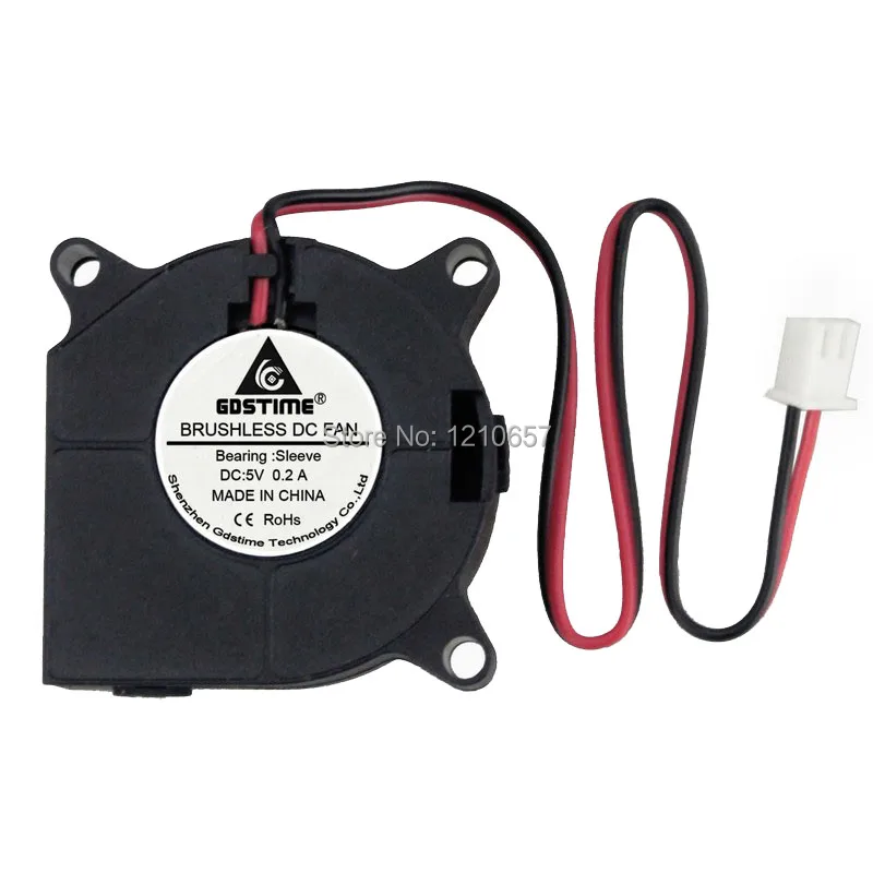 2 PCS LOT DC 5V 2Pin 40mm 40x20mm 4cm  Radiator Cooling Fans Blower Cooler Fan