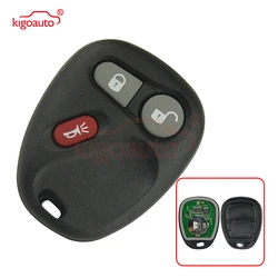 Kigoauto KOBUT1BT Từ Xa Fob 3 Nút 315Mhz Cho Xe Chevrolet Silverado Ngoại Thành GMC Yukon Sierra 1998 1999 2000 2001 2002