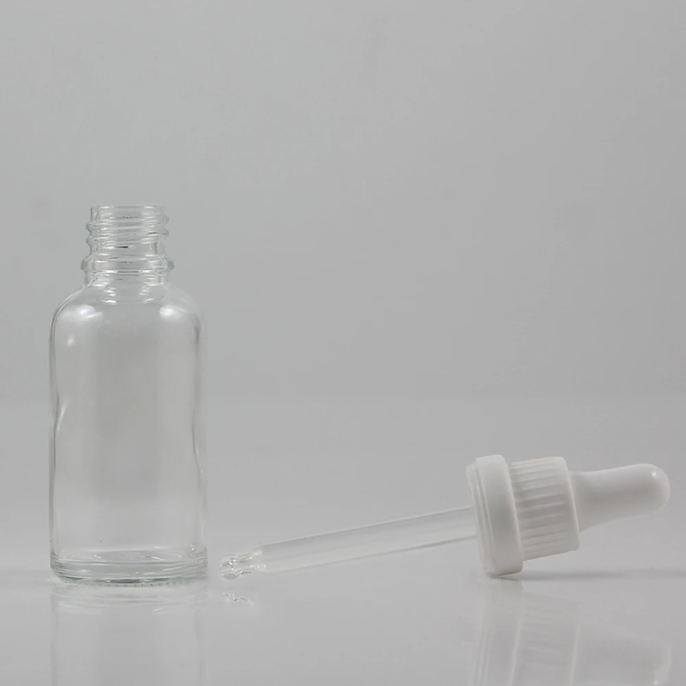 

essential oil cream bottle 30ml empty clear cosmetics containers and packaging dropper bottle 1 oz