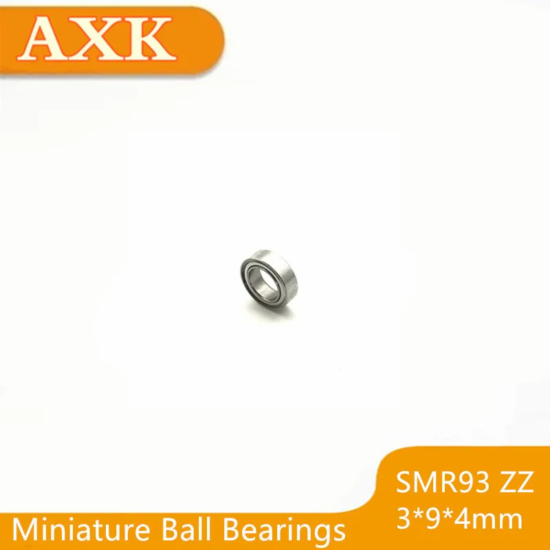 2023 Sale Time-limited Smr93zz Abec-3(10pcs) 3x9x4 Mm Stainless Steel Miniature Smr93 Zz Ball Bearings Smr93-zz