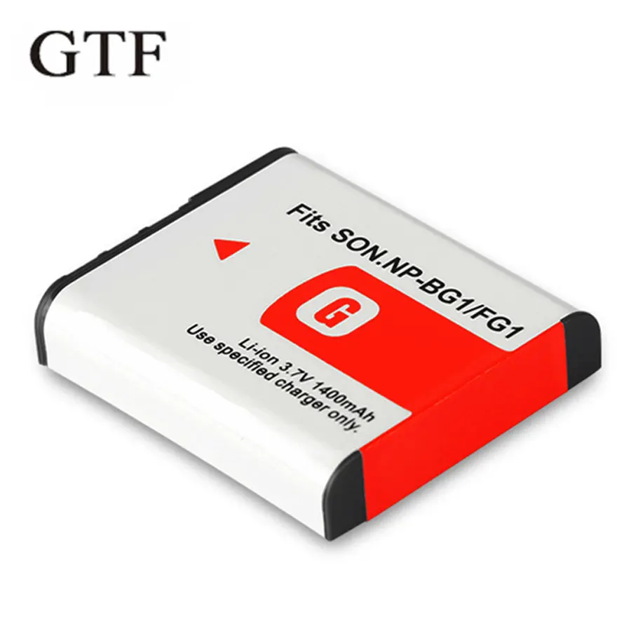 GTF NP BG1 NP-BG1 Battery 3.7V 1400mAh Digital Camera Battery for Sony Cyber-shot DSC-H7 DSC-H9 DSC-H10 DSC-H20 DSC-H50 Camera