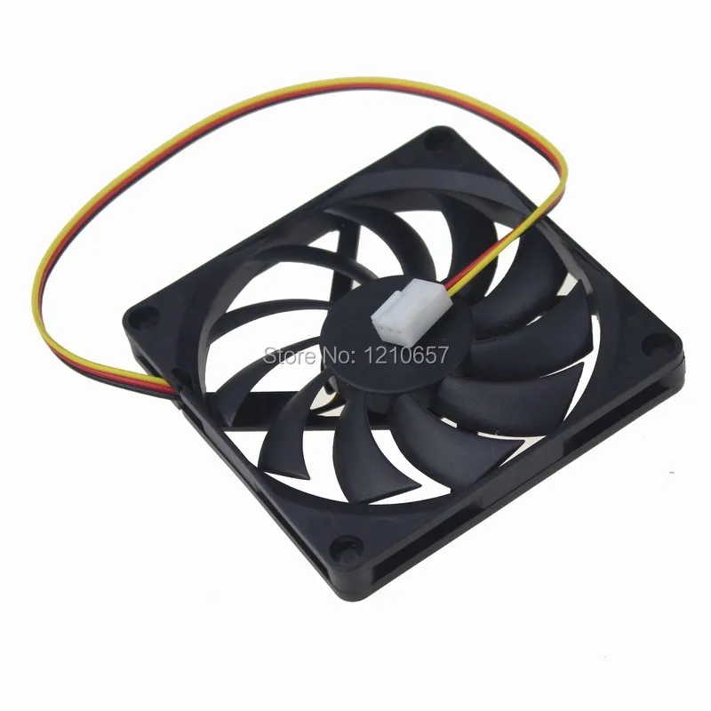 10 PCS lot Gdstime 80mm 80x10mm 8010S 8cm DC 12V 3pin PC Computer Case Cooling Cooler Fan